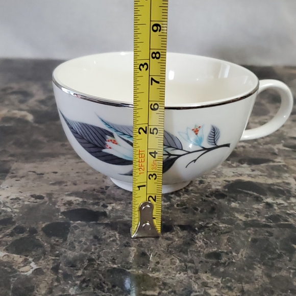 7 Vintage Homer Laughlin Rhythm Lotus Tea Cups - Picture 7 of 7